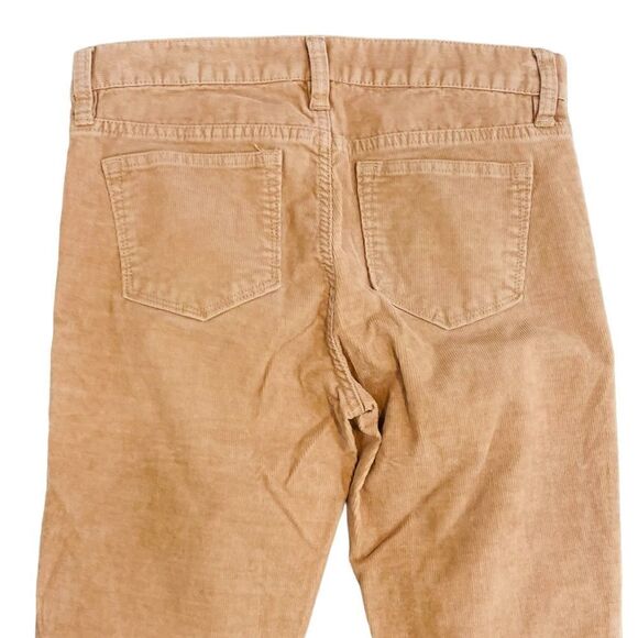 J Crew stretch cotton tan 5 pocket corduroy skinny mid rise pants size 26 - Picture 4 of 8